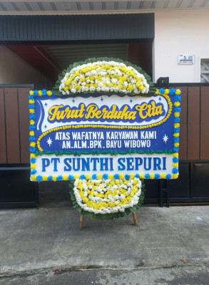 Papan Bunga Duka di Jatimulya